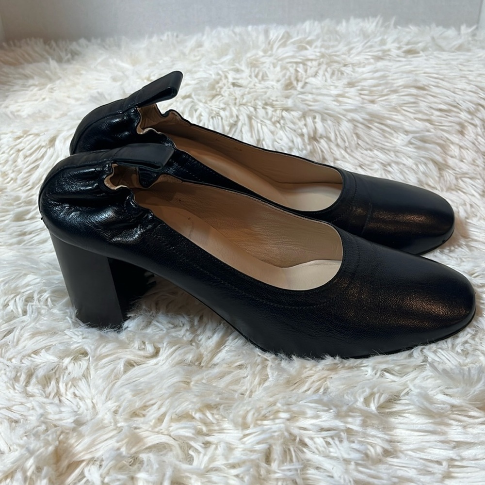 Everlane Day Heel Black Leather